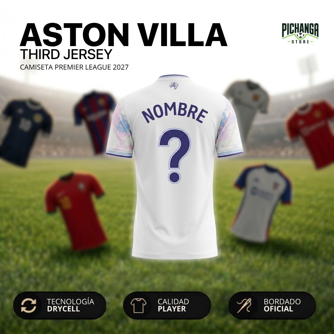 Camiseta Aston Villa Tercera Equipación 2027
