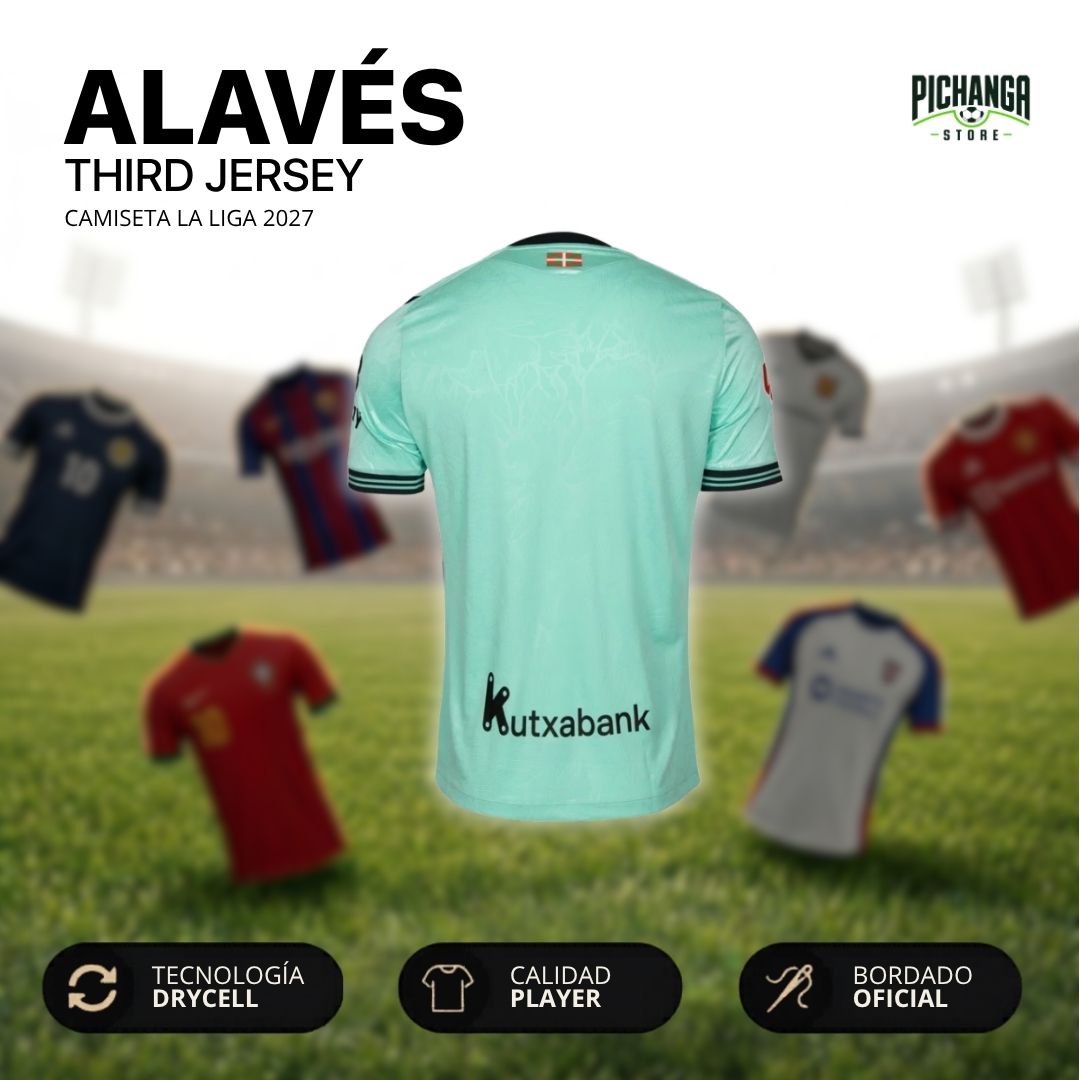 Camiseta Alavés Tercera Equipación 2027