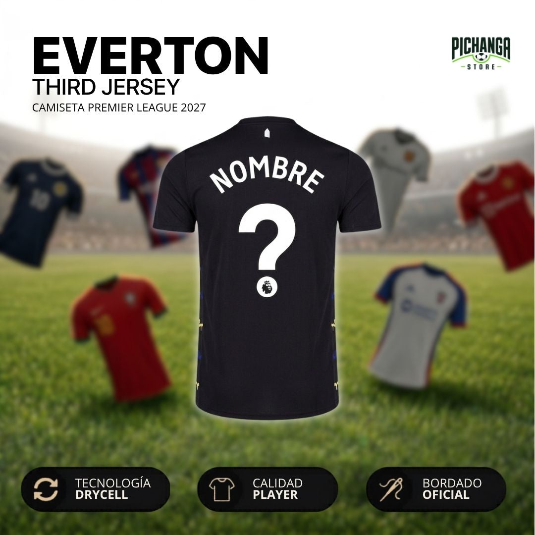 Camiseta Everton Tercera Equipación 2027