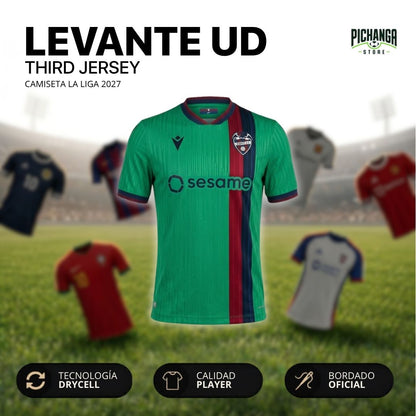 Camiseta Levante Ud Tercera Equipación 2027
