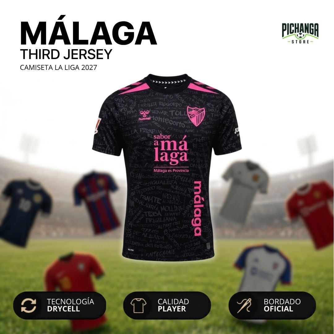 Camiseta Málaga Tercera Equipación 2027