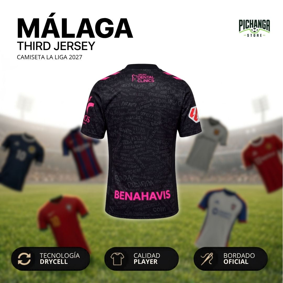 Camiseta Málaga Tercera Equipación 2027