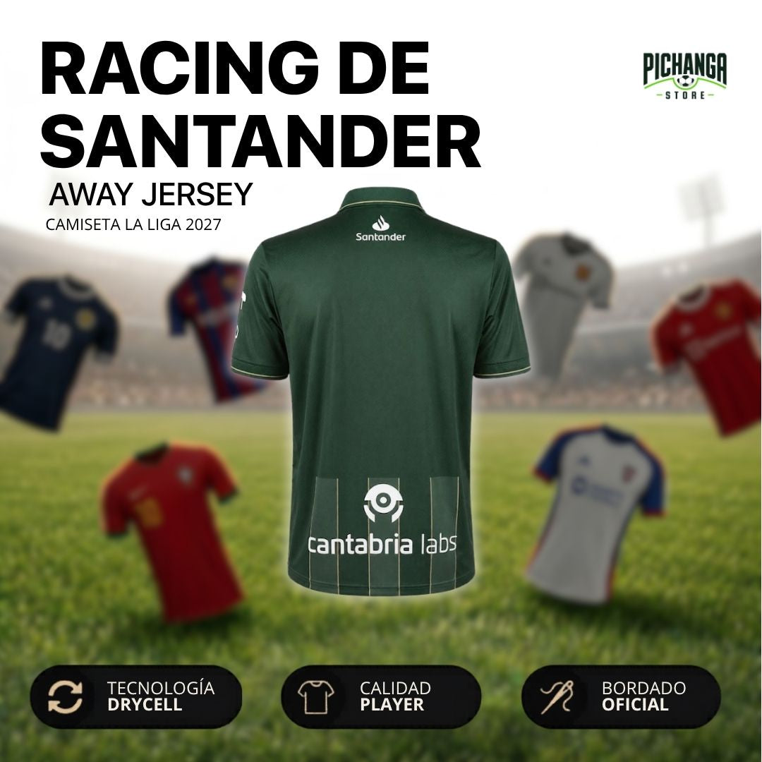 Camiseta Racing de Santander Visita 2027