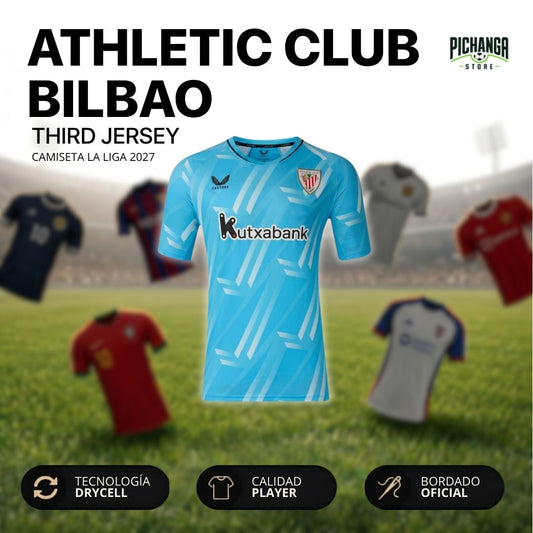 Camiseta Athletic Club Bilbao Tercera Equipación 2027