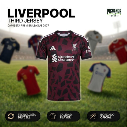 Camiseta Liverpool Tercera Equipación 2027
