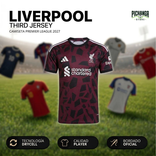 Camiseta Liverpool Tercera Equipación 2027