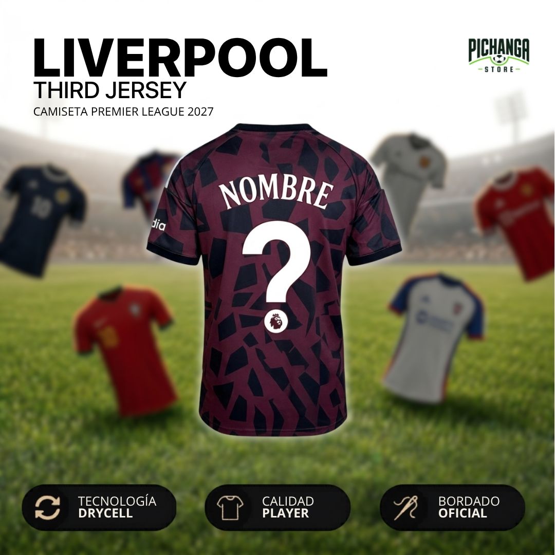 Camiseta Liverpool Tercera Equipación 2027