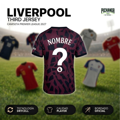 Camiseta Liverpool Tercera Equipación 2027