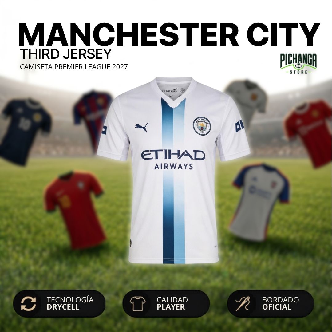 Camiseta Manchester City Tercera Equipación 2027