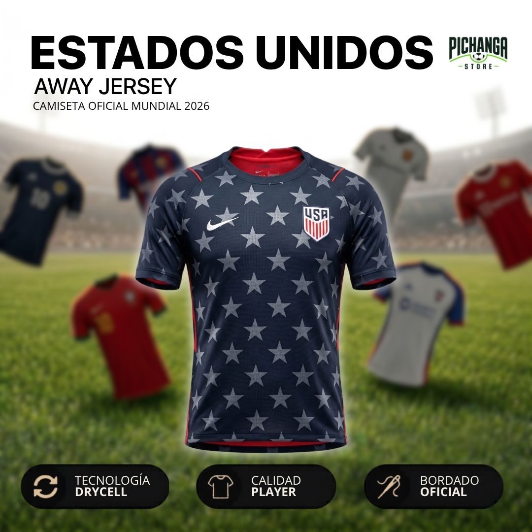 Camiseta Estados Unidos Visita Mundial 2026