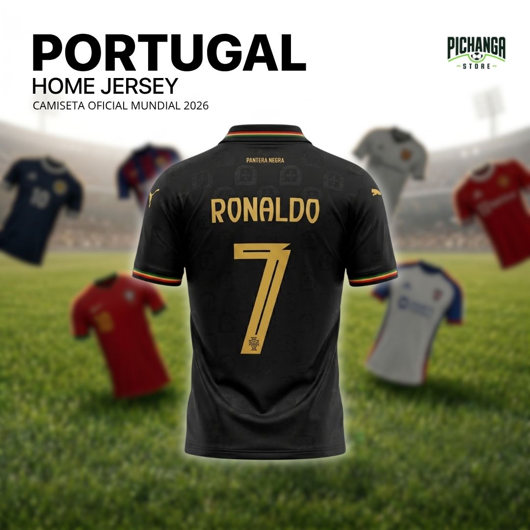 Camiseta Portugal Pantera Negra