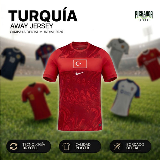 Camiseta Turquía Visita Mundial 2026
