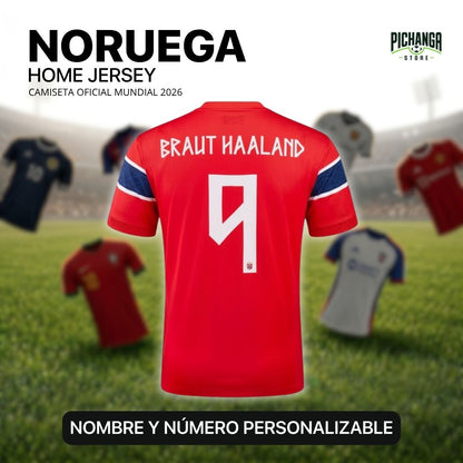 Camiseta Noruega Mundial 2026