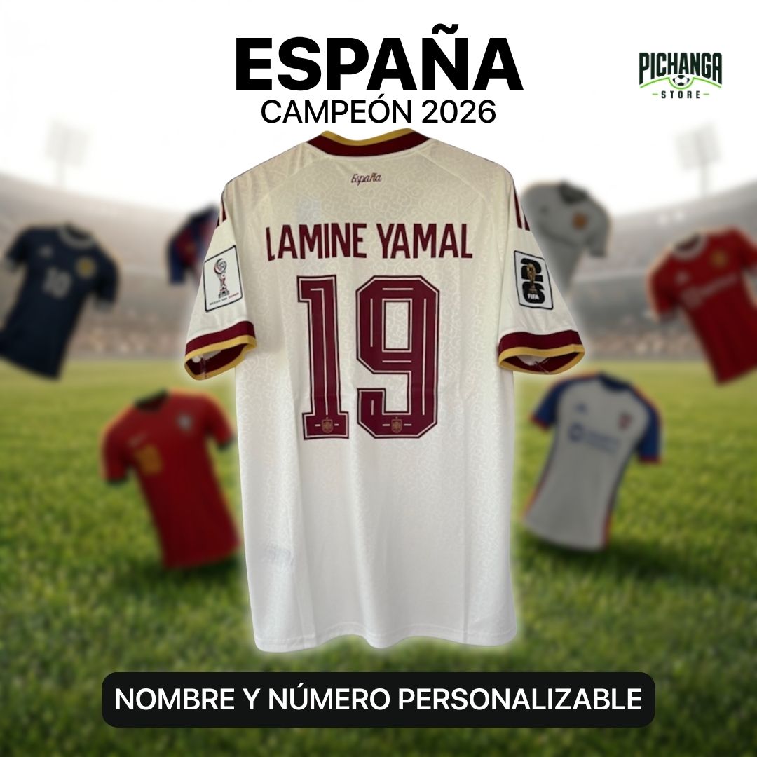 Camiseta España Campeón Visita Mundial 2026