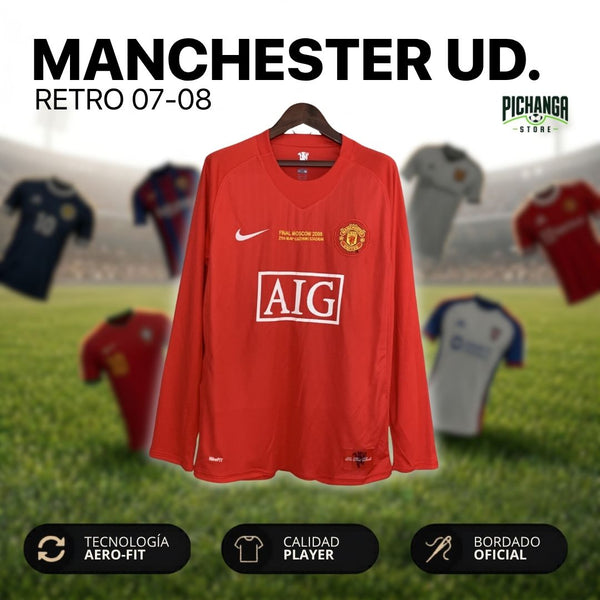 Camiseta Retro Manchester United 07-08 Local