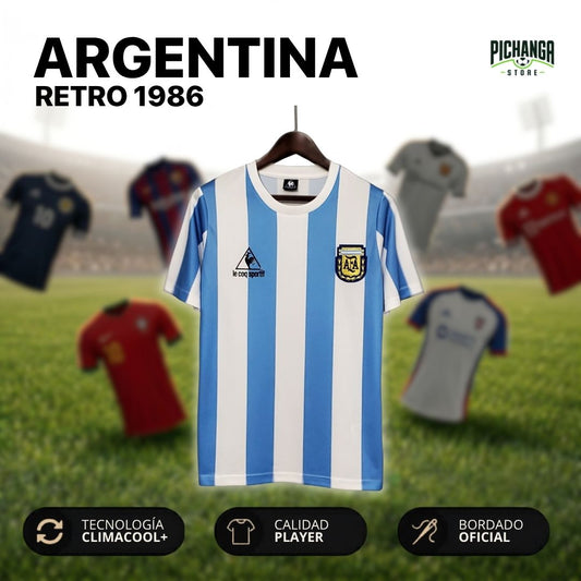 Camiseta Argentina Retro 1986
