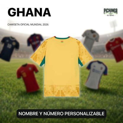 Camiseta Ghana Visita Mundial 2026