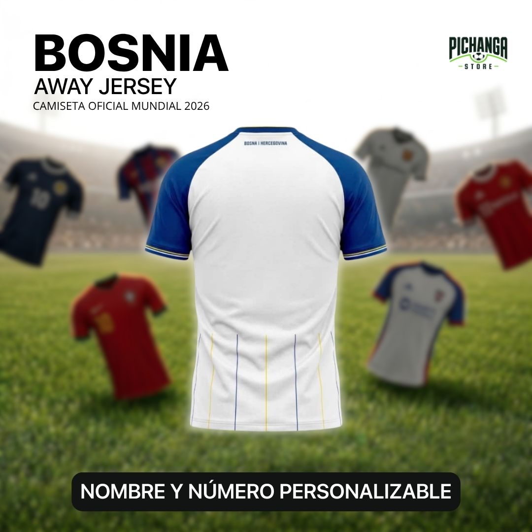 Camiseta Bosnia Visita Mundial 2026