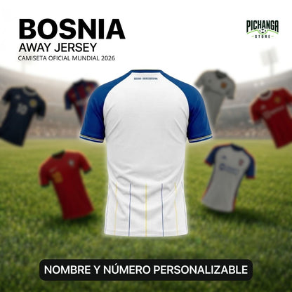 Camiseta Bosnia Visita Mundial 2026