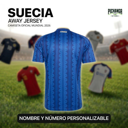 Camiseta Suecia Visita Mundial 2026