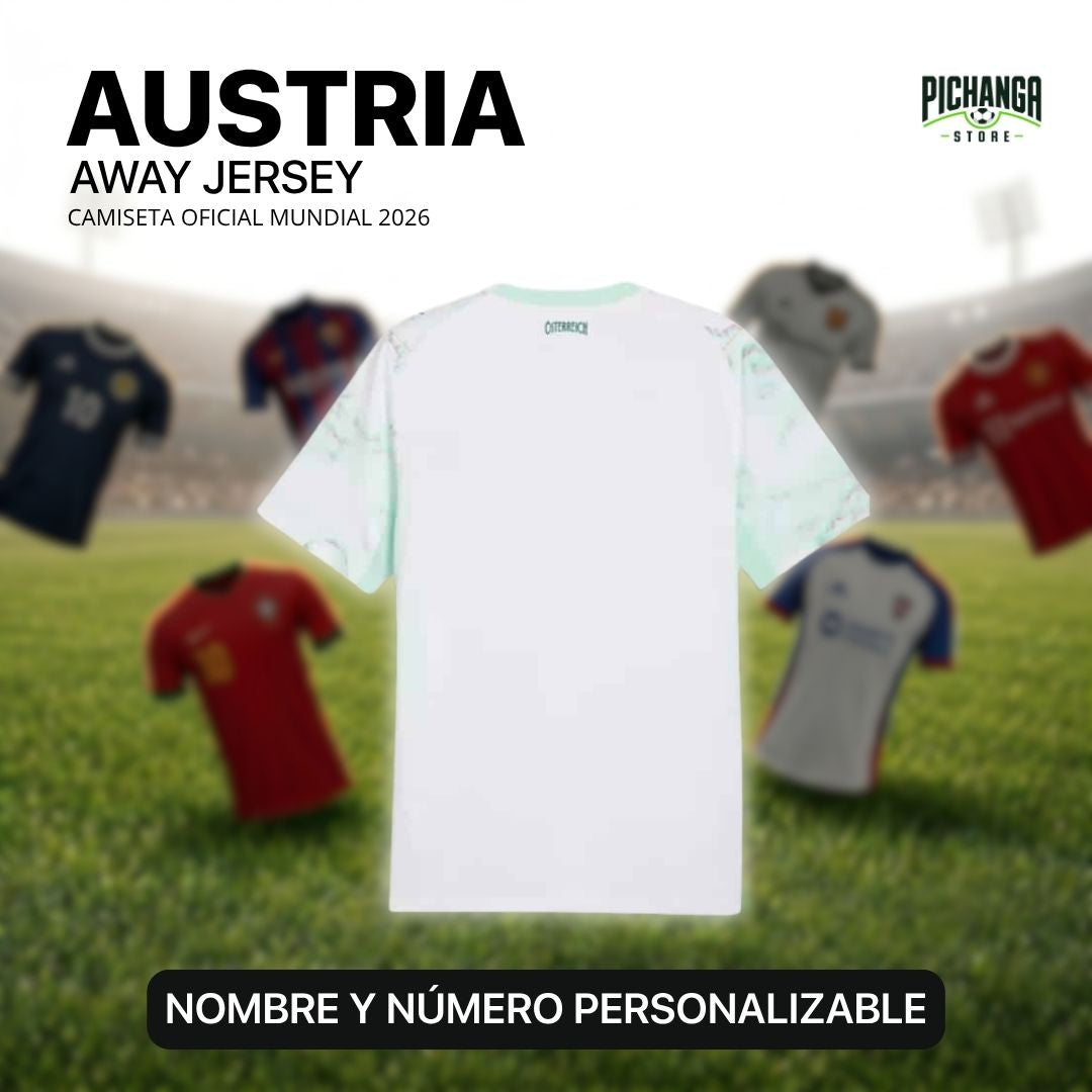 Camiseta Austria Visita Mundial 2026