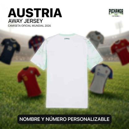 Camiseta Austria Visita Mundial 2026