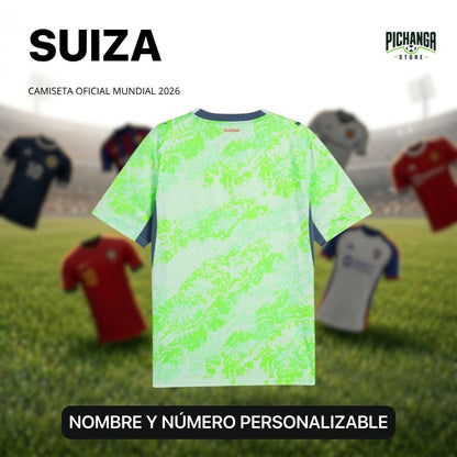 Camiseta Suiza Visita Mundial 2026