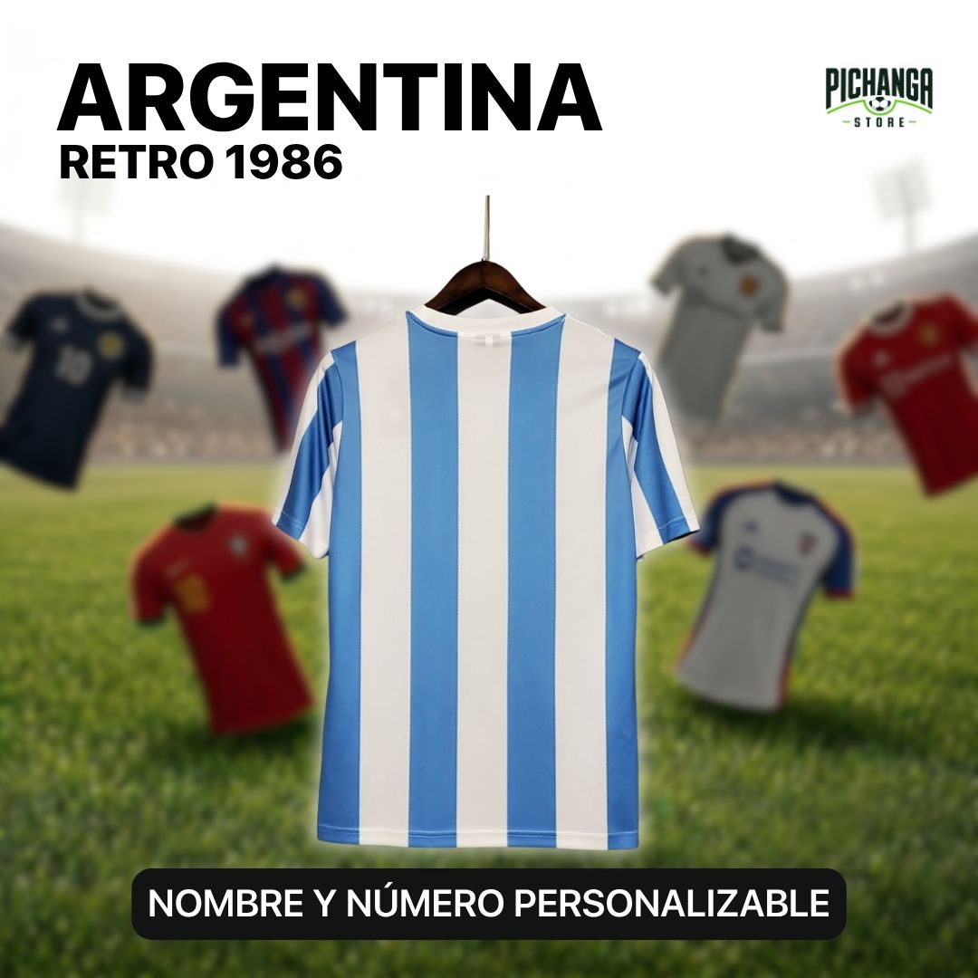 Camiseta Argentina Retro 1986