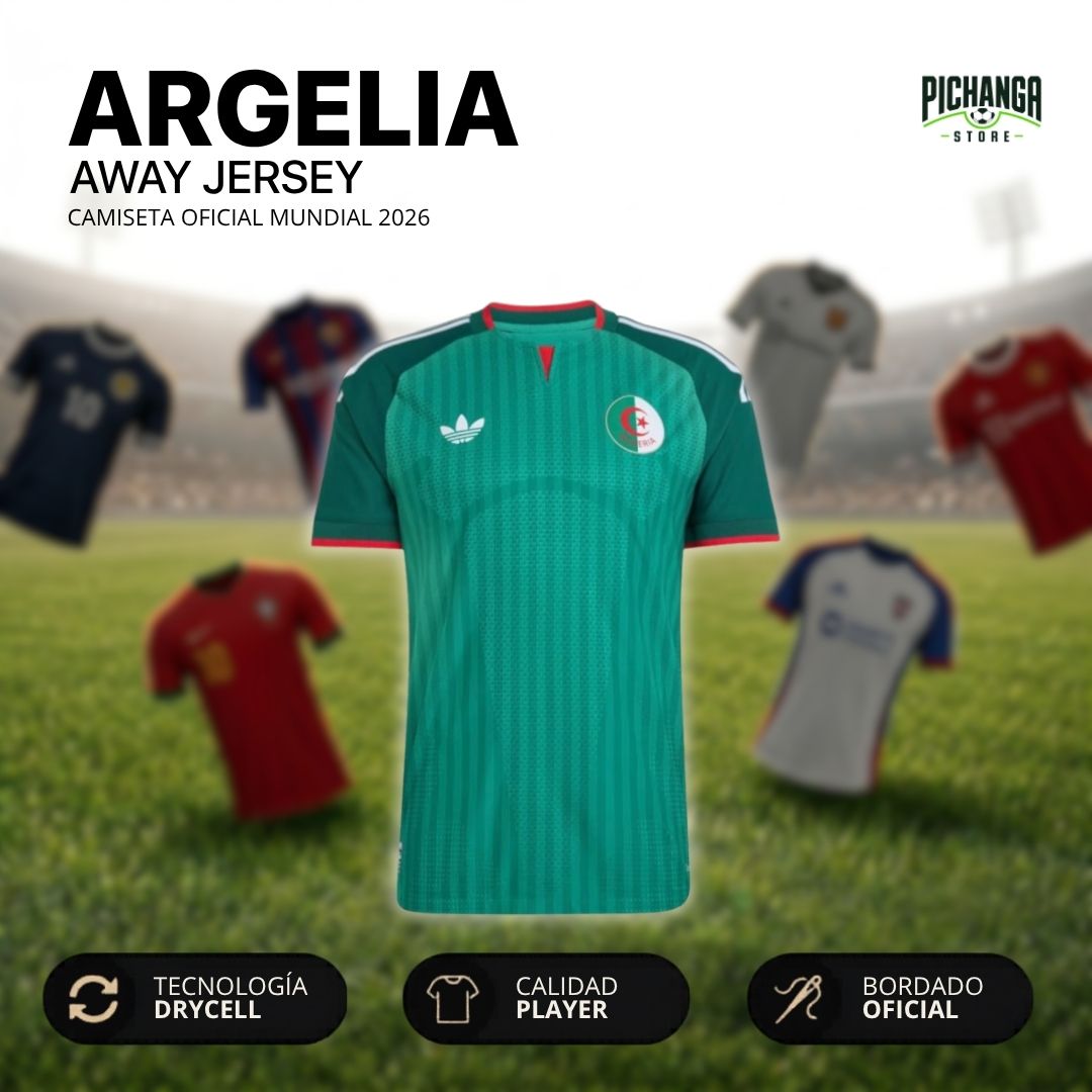 Camiseta Argelia Visita Mundial 2026