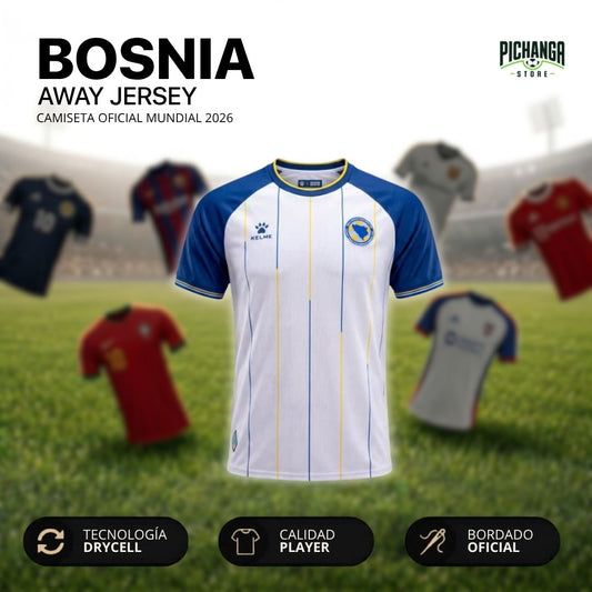 Camiseta Bosnia Visita Mundial 2026