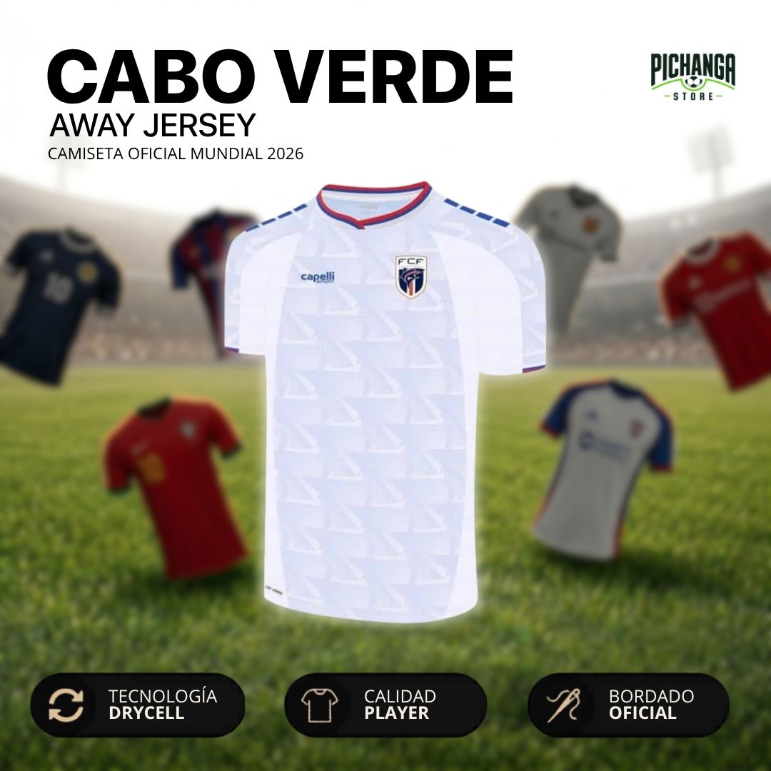 Camiseta Cabo Verde Visita Mundial 2026