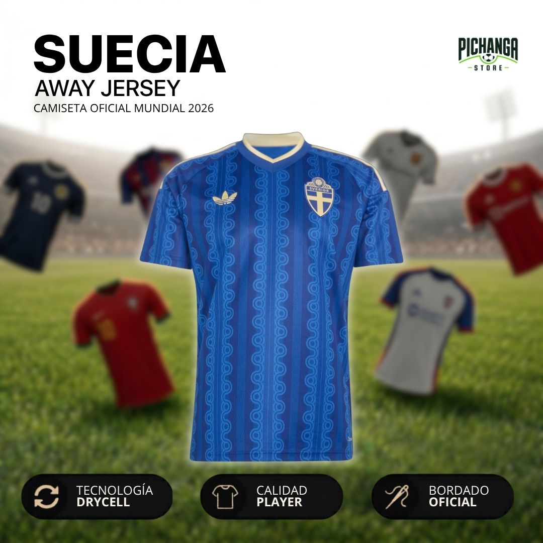 Camiseta Suecia Visita Mundial 2026