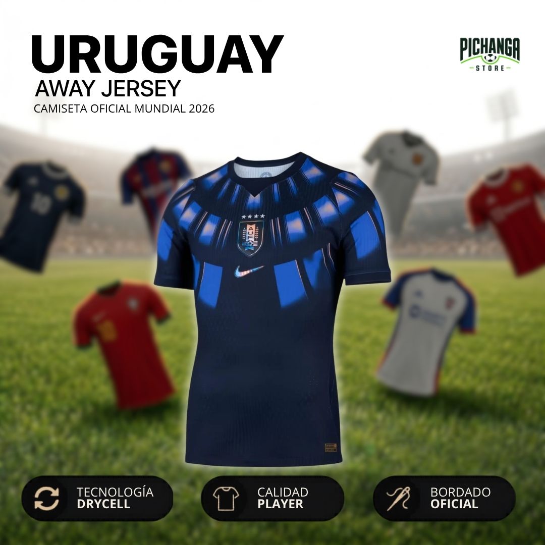 Camiseta Uruguay Visita Mundial 2026