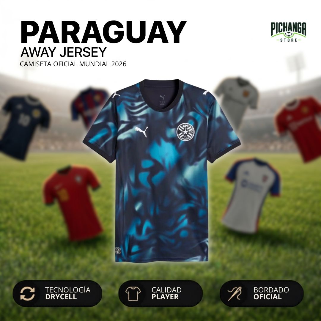 Camiseta Paraguay Visita Mundial 2026