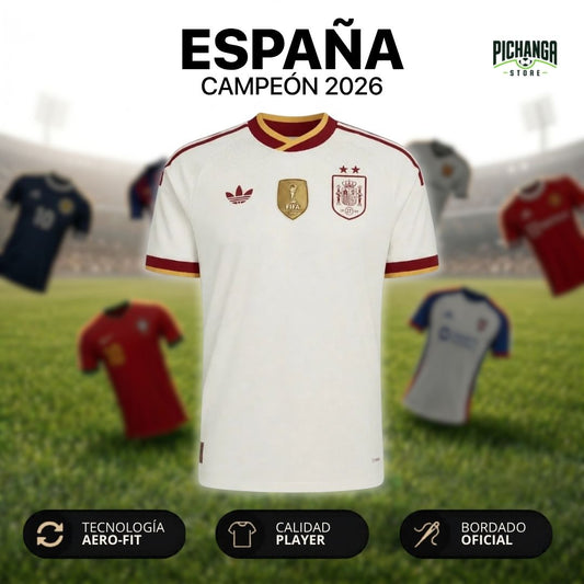 Camiseta España Campeón Visita Mundial 2026