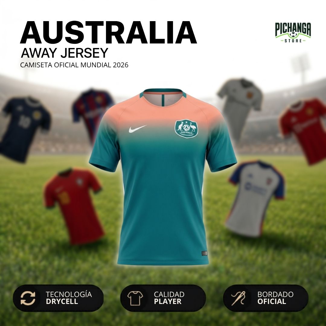 Camiseta Australia Visita Mundial 2026