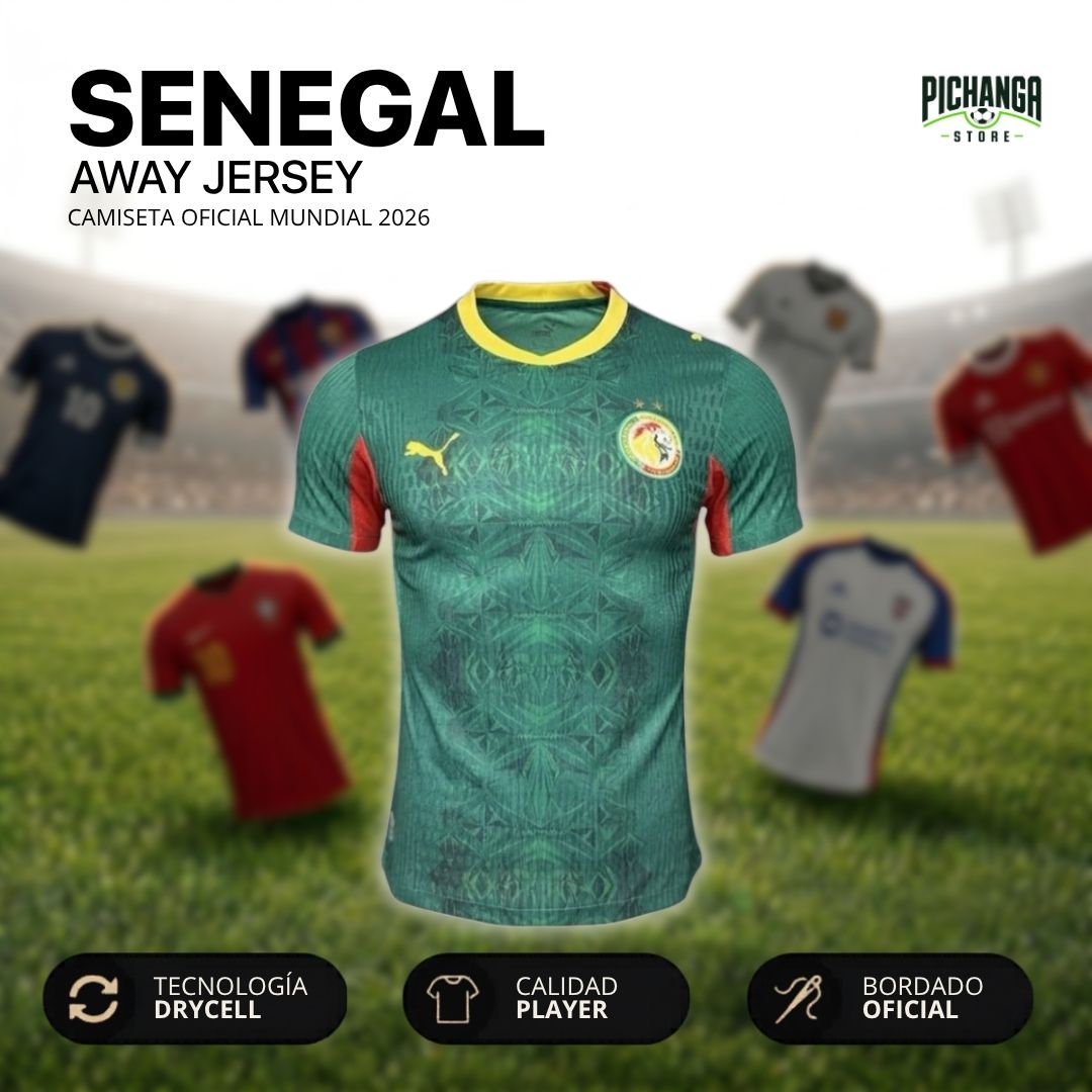 Camiseta Senegal Visita Mundial 2026