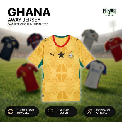 Camiseta Ghana Visita Mundial 2026