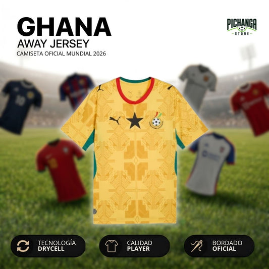 Camiseta Ghana Visita Mundial 2026